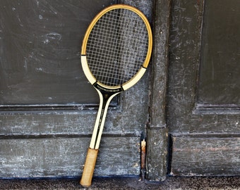 Tennis Racket - Vintage Tennis Racquet - Wooden Tennis Racquet Dorsch - Wood Tennis Racket Made in GDR - Tennisschläger - Sports Decor