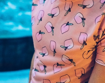 Pastel Goth Peach Fairy Kei BTS Kpop Harajuku Aesthetic Clothing Men's Luxe Kawaii Clothing Soft Grunge Tumblr Clothing Peachy Bangtan Boys