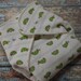 Organic Cotton Winged Prefold-- Turtle Stripes Cloth Diaper Sized