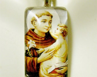 Saint Anthony pendant with chain - GP12-060