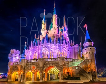 The Backside - Photo Print, Canvas Wrap, Magic Kingdom, Walt Disney World, Cinderella Castle