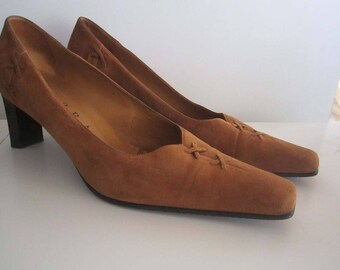 Vintage 90s Lorbac pumps shoes leather 39