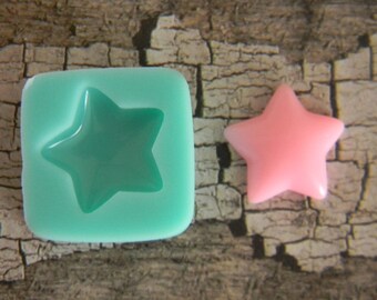 Silicone Flexible Mold - Puffy Star