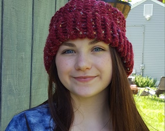 Slouchy Hat - Tweed
