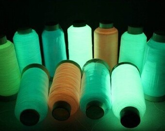 1000m Glow in The Dark Thread - Embroidery / Sewing
