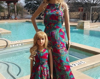 36 - Mother daughter dresses / Mommy and Me Dresses | Matching Mother Daughter Dresses| Mother Daughter Matching /mommy&me