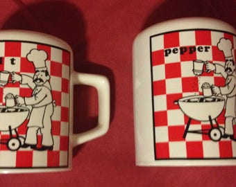 Vintage salt and pepper shakers