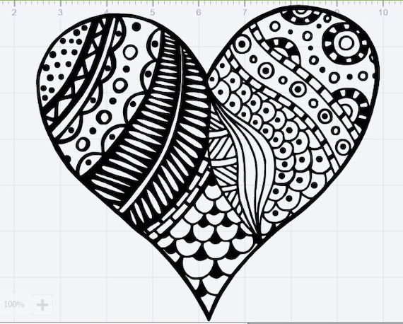 Free Free 288 Free Layered Heart Mandala Svg SVG PNG EPS DXF File