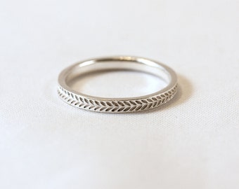 Wheat Ring in Sterling Silver