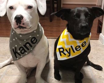 Personalized Dog Bandana - Dog Bandana - Custom Dog Bandana - Pet Bandana - Pet Neckwear - Dog Clothing - Dog Gift - Pet Accessories - Dog