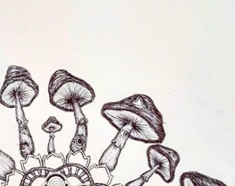 Mandala Spores (print)