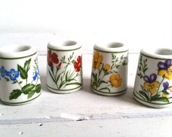 Vintage little candle holder * porcelain candlestick * little candlestick * vintage porcelain