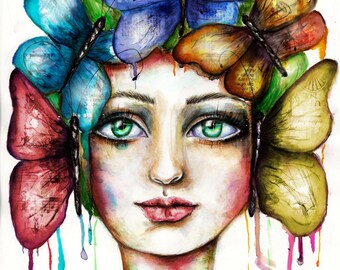 Growth Mixed Media Print