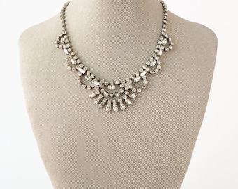 Vintage Choker, Bridal Choker, Wedding Choker, Art Deco Necklace, Bridal Necklace, Rhinestone Necklace, Crystal Necklace, Wedding Necklace