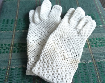 White Gloves Crocheted Gloves Gloves Handmade With Article Free Time Accessories