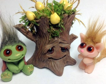 OOAK Faerie Trollie Fruit Tree Trollfling Troll by Amber Matthies