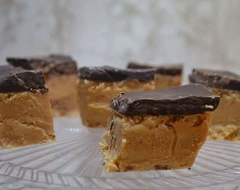 Salted caramel soft fudge