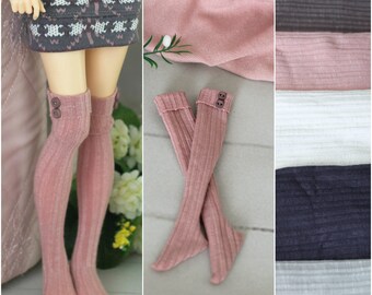 5 colors of half-stockings for Minifee, Unoa, Narae, MSD BJD dolls 1/4 size