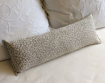 Oyster chenille 9x18-20-22-24 Bolster/lumbar/toss/throw pillow available in many of our fabrics