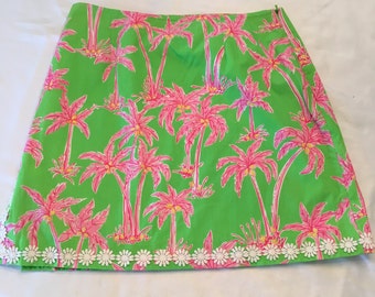 Vintage Lilly Pulitzer Skirt, early 90's Size 8, never worn or barely worn