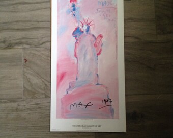 Peter Max Statue of Liberty