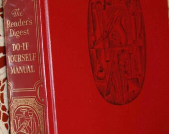 1965 vintage Reader's Digest Do it Yourself Manual very nice condition larger hard cover book DIY book building wood work projects etc
