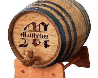 Mini Oak Whiskey Barrel Keg, Custom Whisky Barrel, Engraved Wine Barrel, Personalized Bourbon Barrel, Whiskey Gift, 1,2 or 3 Liter Barrel