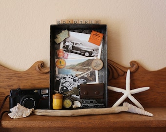 Road Trip _ Found Object Assemblage