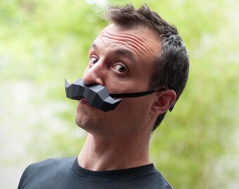 Moustache - DIY Papercraft Kit (pre-cut)