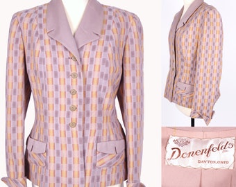 Vtg Jacket 1940/50s // VIntage Donenfeld’s Inc Dayton Ohio 40s 50s Blazer // M