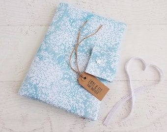 Blue and White Diaper Bag | Floral Diaper Clutch Bag | Diaper Bag Organizer Insert | Small Diaper Bag | Mini Diaper Bag | Nappy Clutch