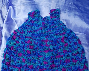 Girls crochet overdress.