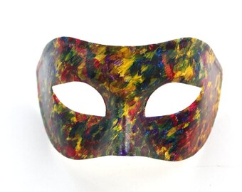Men's Carnival Mardi Gras Colourful Masquerade Party Mask