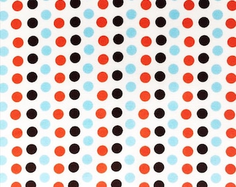 Get dotty! Heather Ross Blue Black and Orange Dots! OOP and HTF!