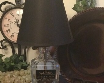 Single Barrel Whiskey Bottle Lamp