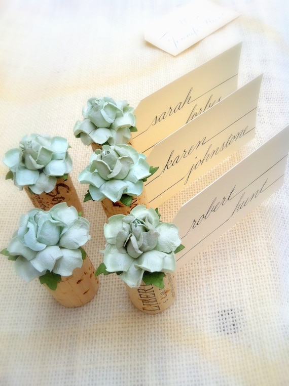 Succulent Name Card Holder Wedding. Wine Themed Bridal Shower. Succulent Name Card Holder Wedding. Wine Themed Bridal Shower.