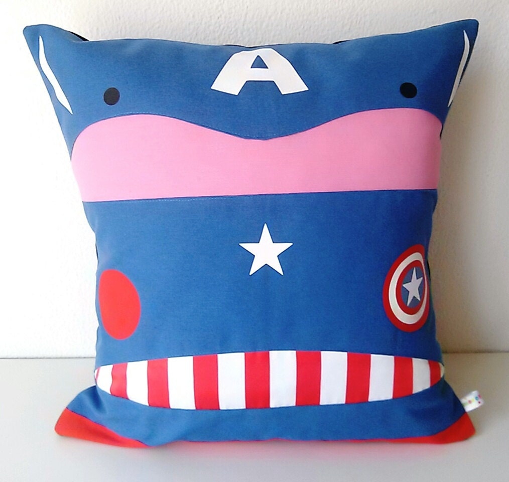 Captain America Avengers Marvel Pillowcase Cushion cover