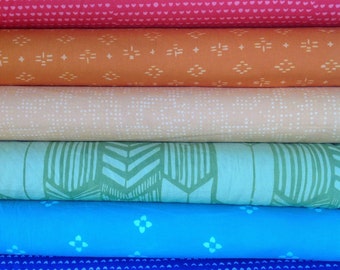 Hoffman ME + YOU Indah Batik Rainbow Fat Quarter Set - 8 Fat Quarters