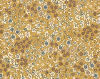 Coupon 53 x 110 cm fabric ruffled flower