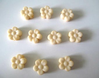 10 pearls blush 8.5x9x4 mm acrylic