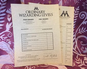 Ordinary Wizarding Levels O.W.L. test