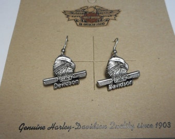 vintage harley davidson earings