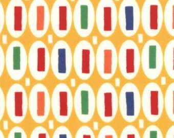 Moda Fabrics "American Jane" Pezzy Prints in Yellow 1 Yard Cut