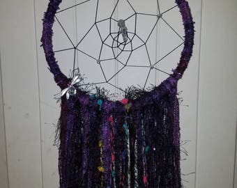 Purple Dragonfly Dreamcatcher