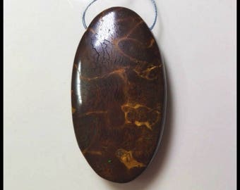 Boulder opal Fire Opal Pendant ~ Top Quality Natural Opal Pendant For Neckalce - Gemstone Pendant Large Oval -40*21*8 mm,63.5ct