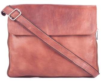 Leather bag shoulder crossbody leather bag vintage