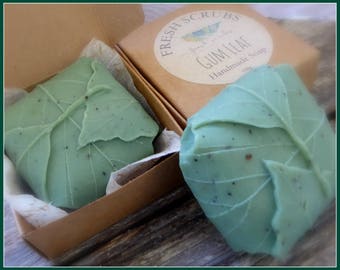 Gum Leaf/handmade soap/eucalyptus soap/essential oils/natural soap/boxed soap/gift soap, luxury soap