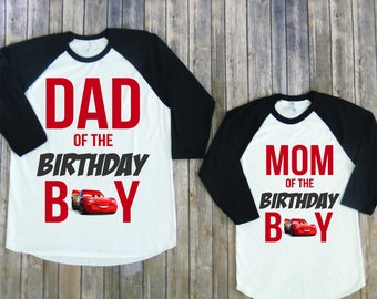 Disney CARS Mom of the Birthday Boy Printable Iron On Transfer