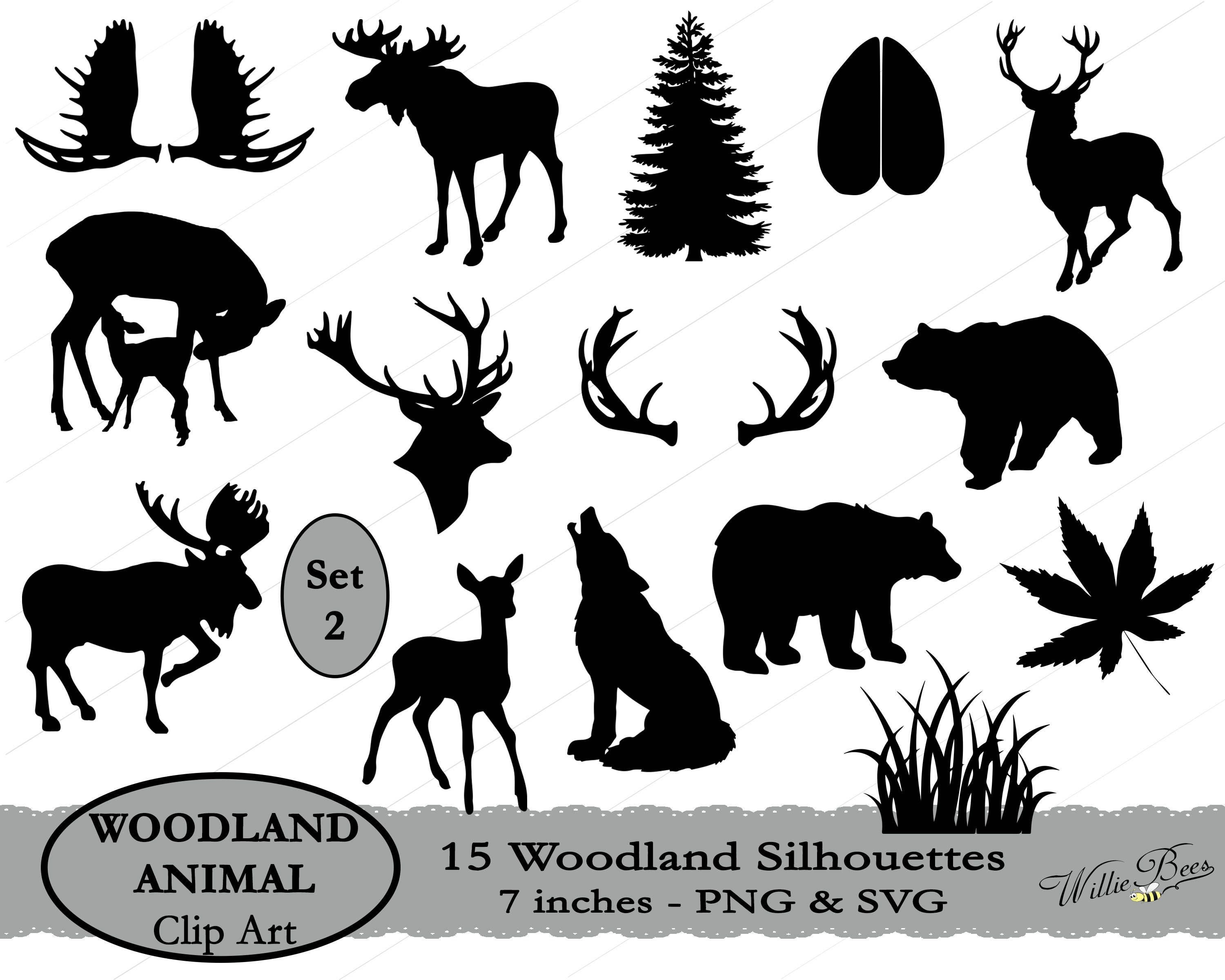 Download Woodland Animal SVG Animal Clip Art Forest Animal Whitetail