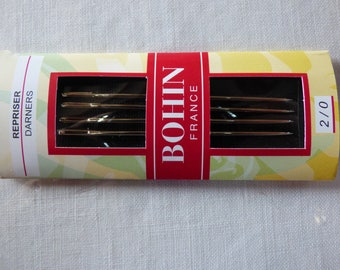 Needles pins to darn long 2/0